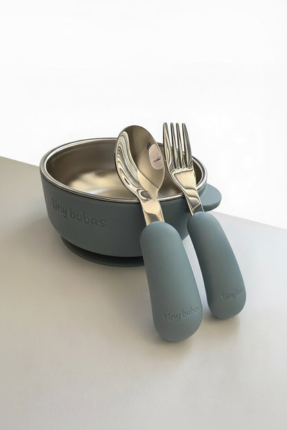 Stainless Steel Spoon and Fork