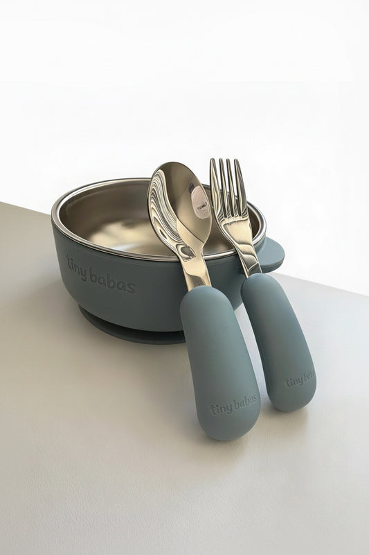 Stainless Steel Spoon and Fork