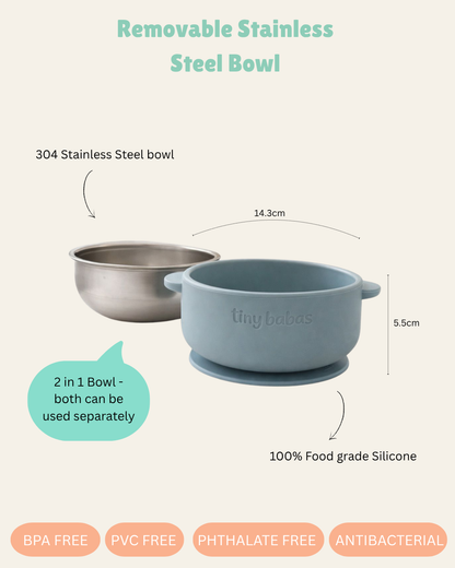 Stainless Steel Bowl with Lid