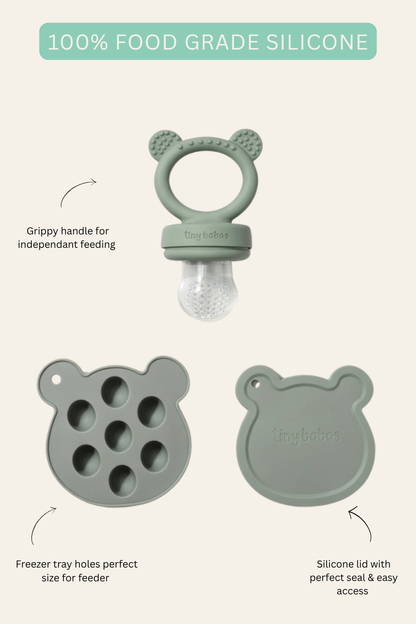 Silicone Feeders and Freezing Trays
